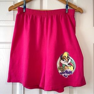 Vintage 90s Pink Lola Bunny Space Jam Shorts